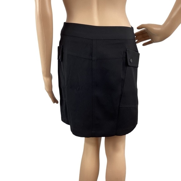 Bishop + Young Military Wrap Skirt Size M Black - Picture 5 of 7